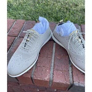 Cole Haan Grand OS W19538 Women's Rye Stitchlite Wingtip Oxford Shoes US 8 Tan